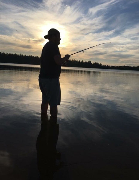 fishing Tobin Lake, SK