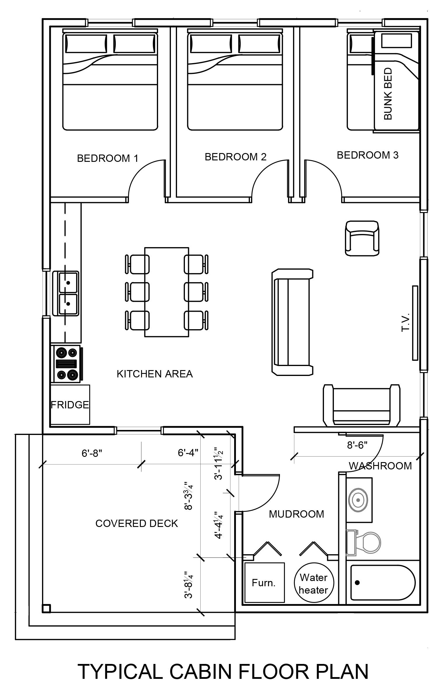 Cabin Floor plan